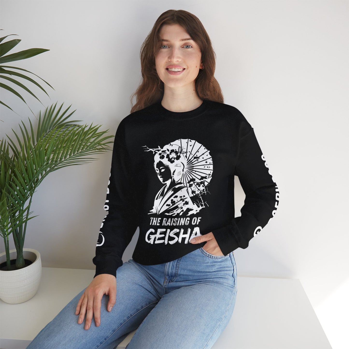 Baeby Boss Collection - The Raising of Geisha - Unisex Crewneck Sweatshirt