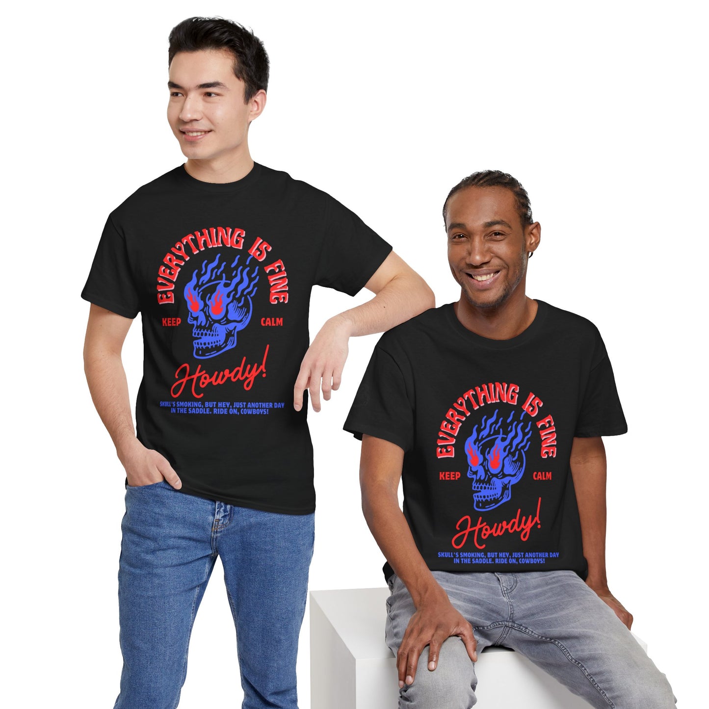 Psychedelic Relaxation Tee – Keep Calm and Howdy - Unisex T Shirt