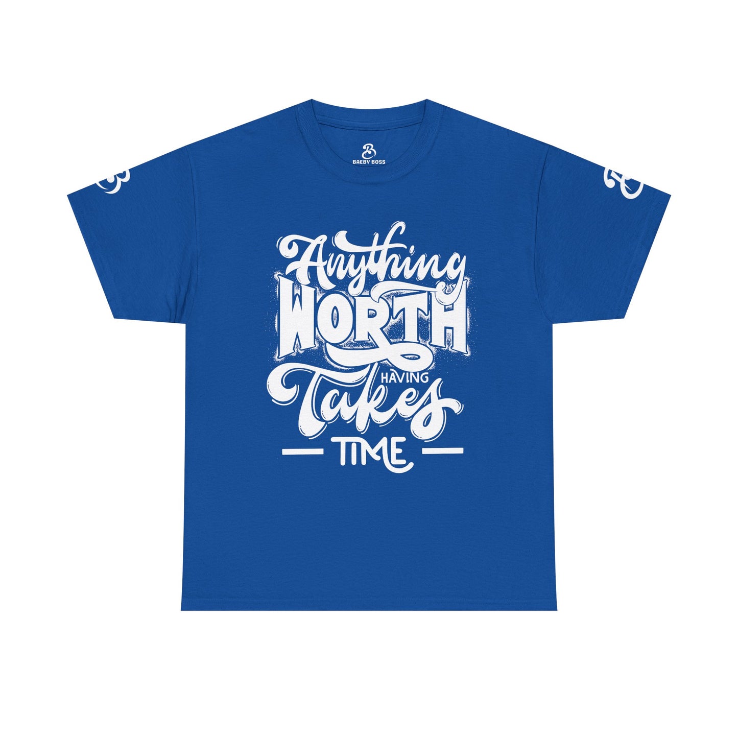 Anything Worth Takes Time - Unisex Heavy Cotton Tee