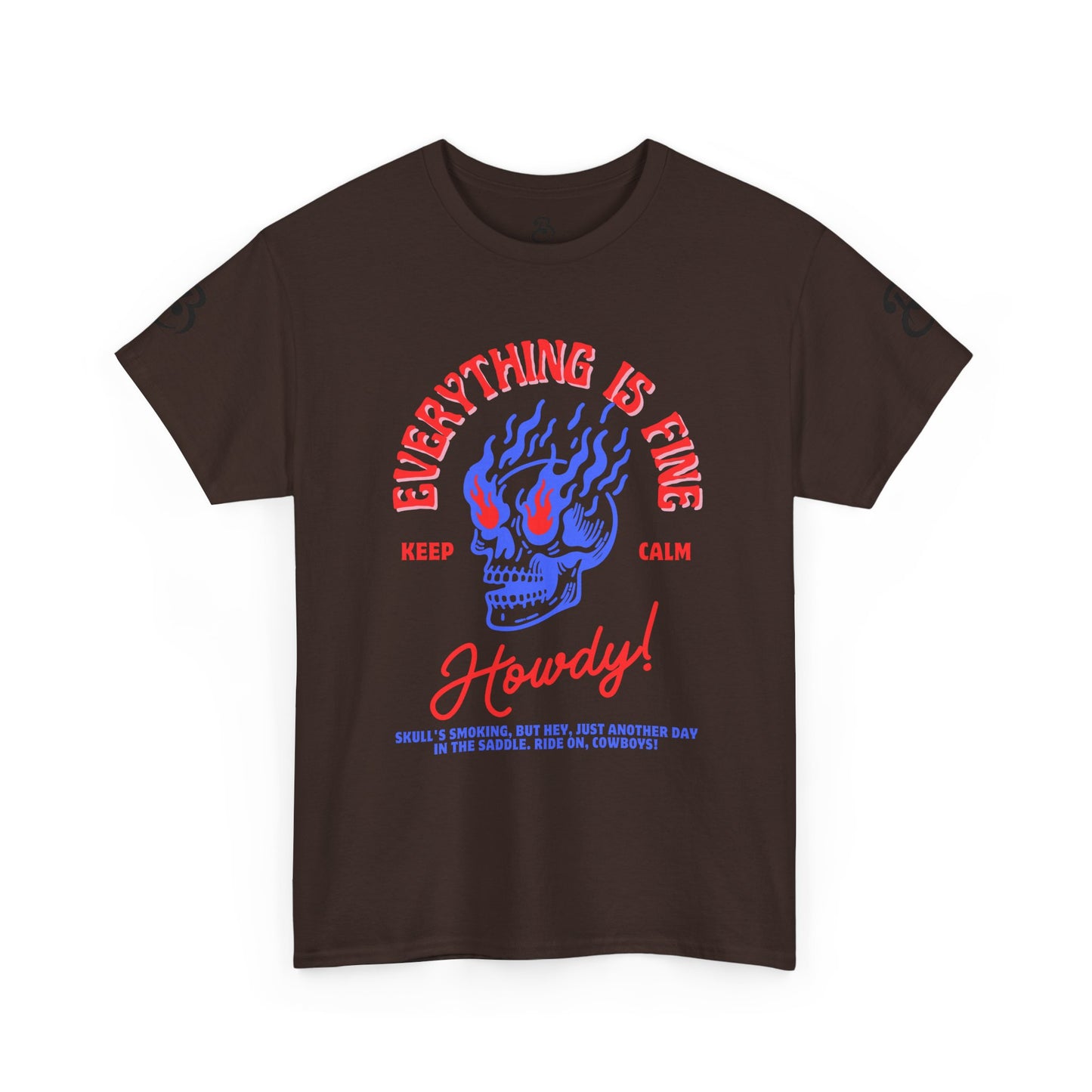 Psychedelic Relaxation Tee – Keep Calm and Howdy - Unisex T Shirt