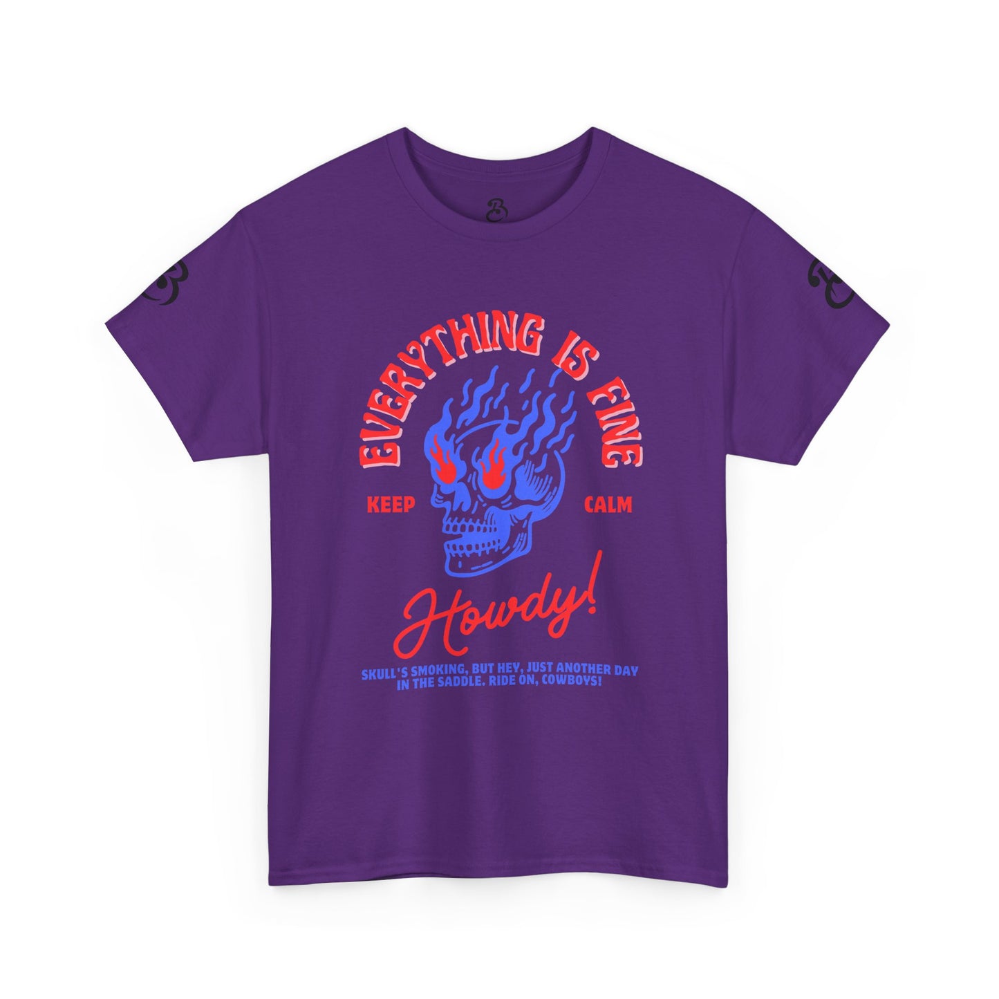 Psychedelic Relaxation Tee – Keep Calm and Howdy - Unisex T Shirt