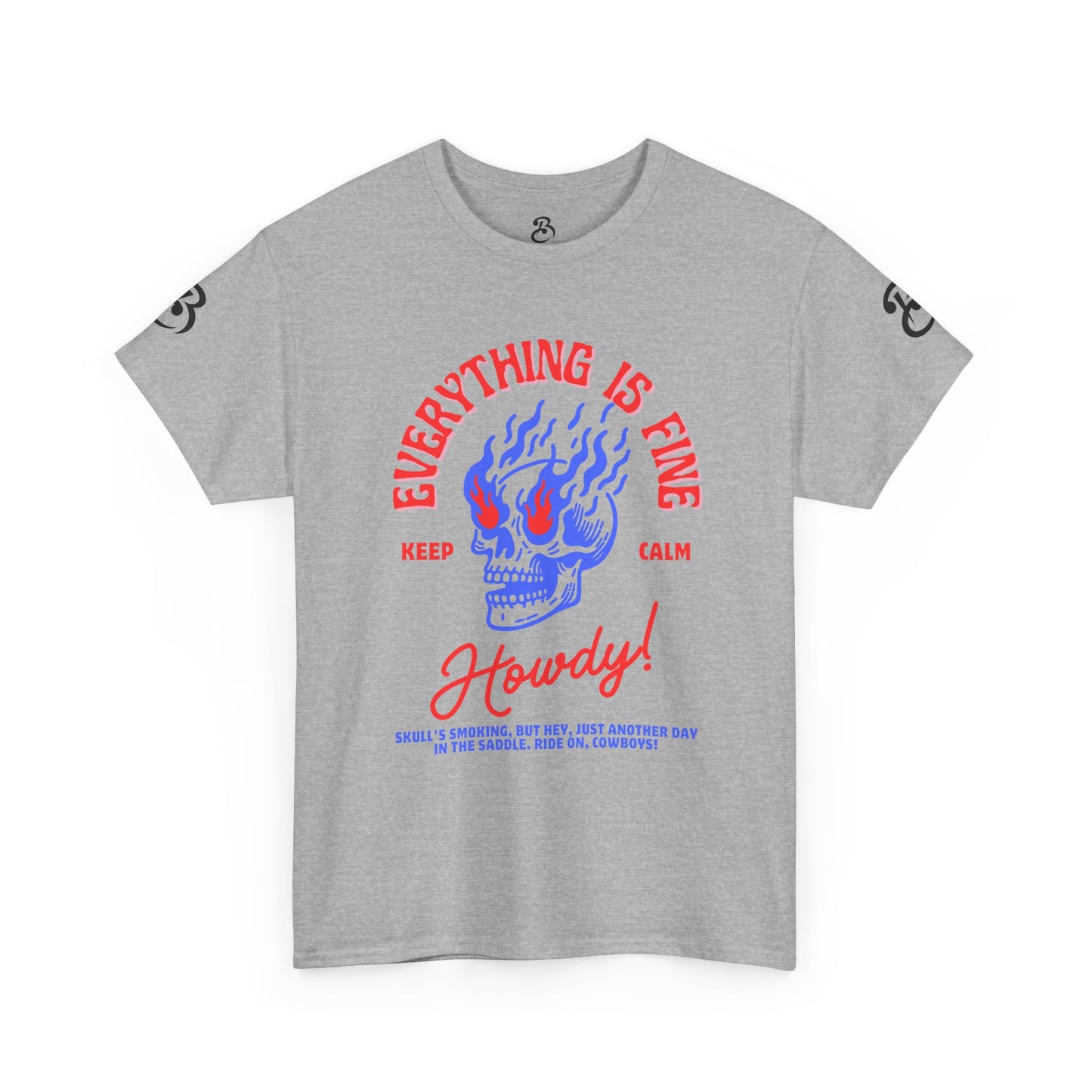 Psychedelic Relaxation Tee – Keep Calm and Howdy - Unisex T Shirt