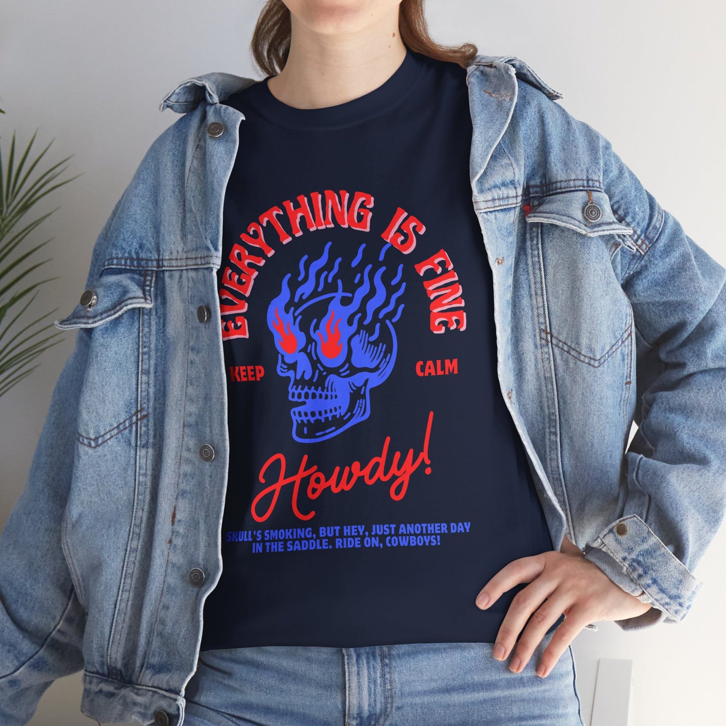 Psychedelic Relaxation Tee – Keep Calm and Howdy - Unisex T Shirt