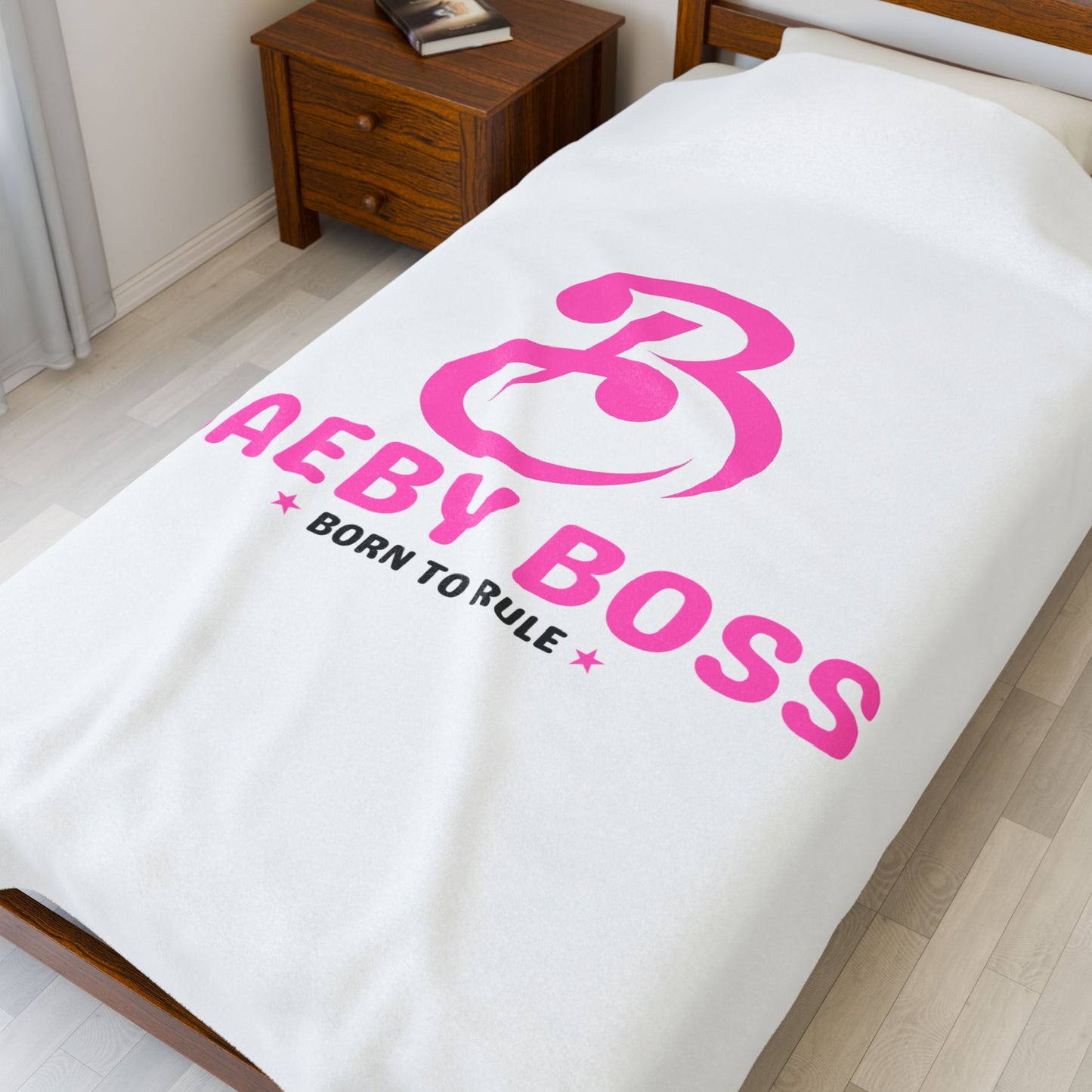 Baeby Boss Plush Blanket White