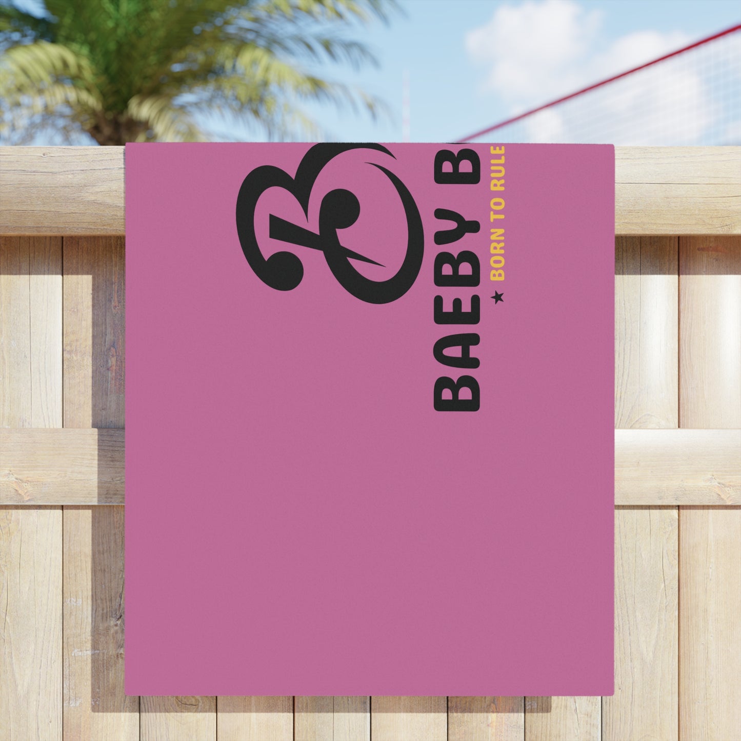 Baby Boss Beach Towels Pink