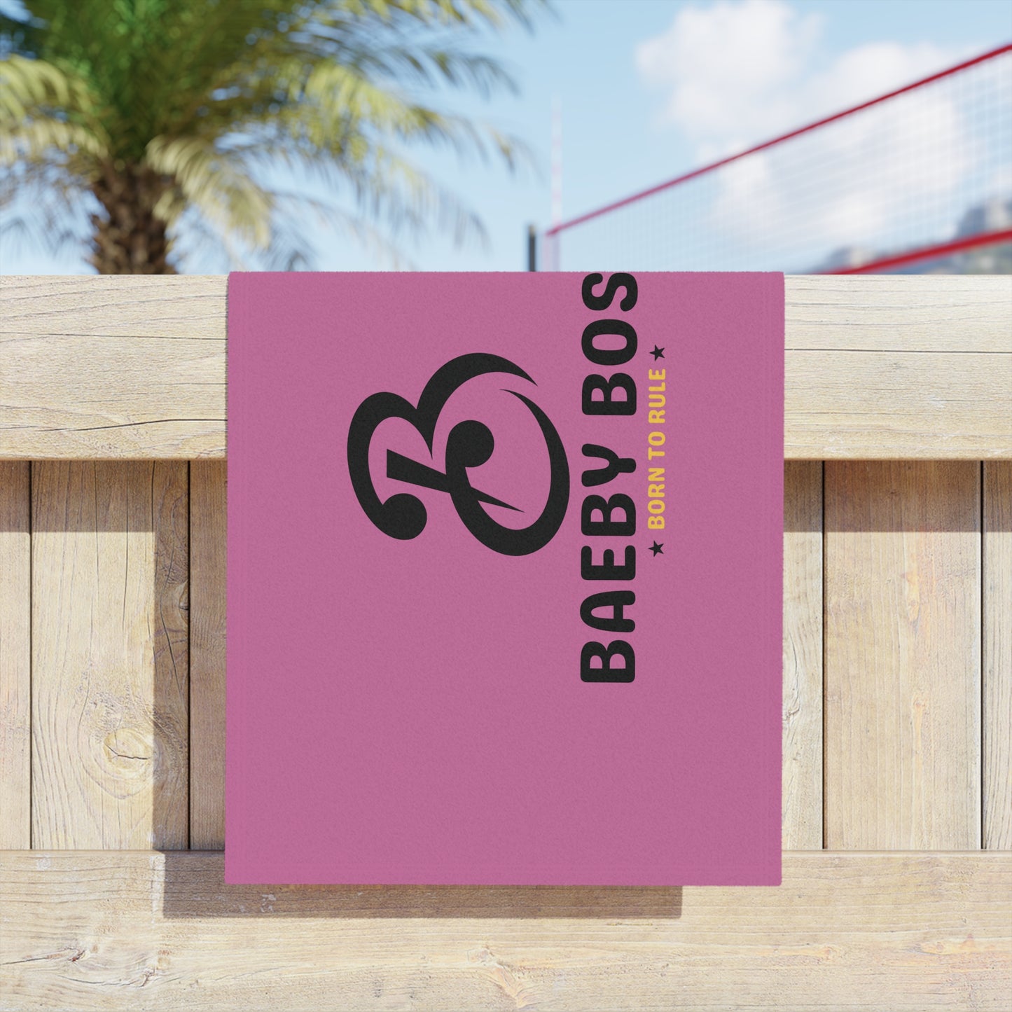 Baby Boss Beach Towels Pink