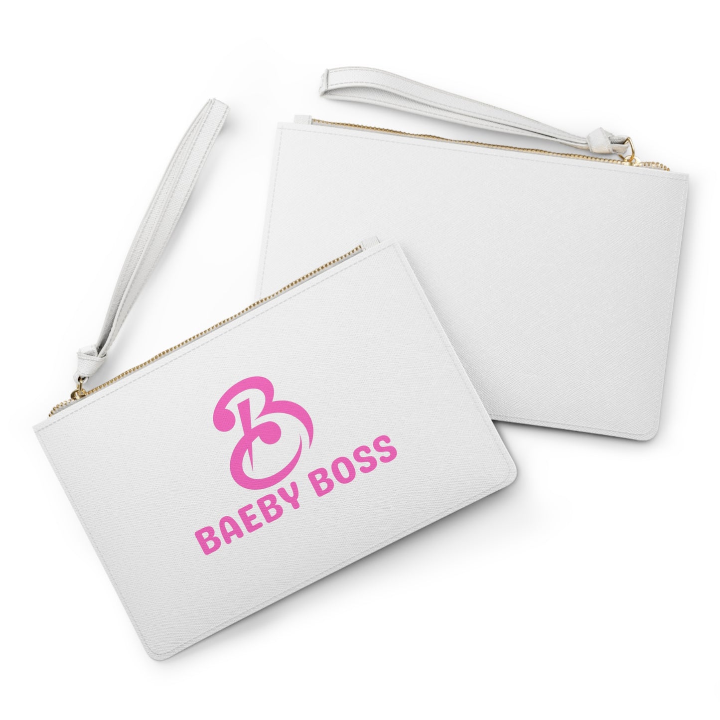 Baeby Boss Stylish Clutch Bag - White Pink