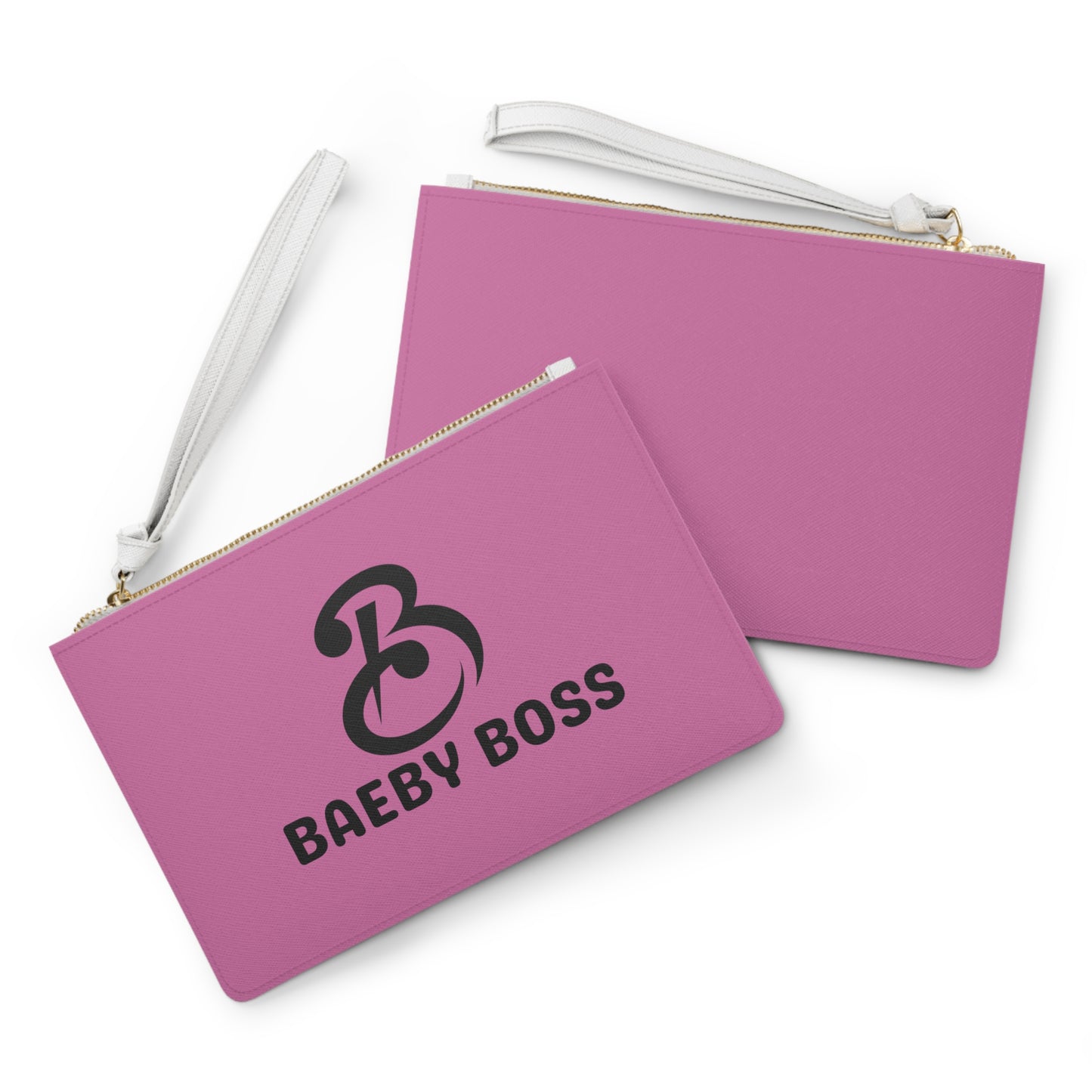 Baeby Boss Stylish Clutch Bag - Pink Black