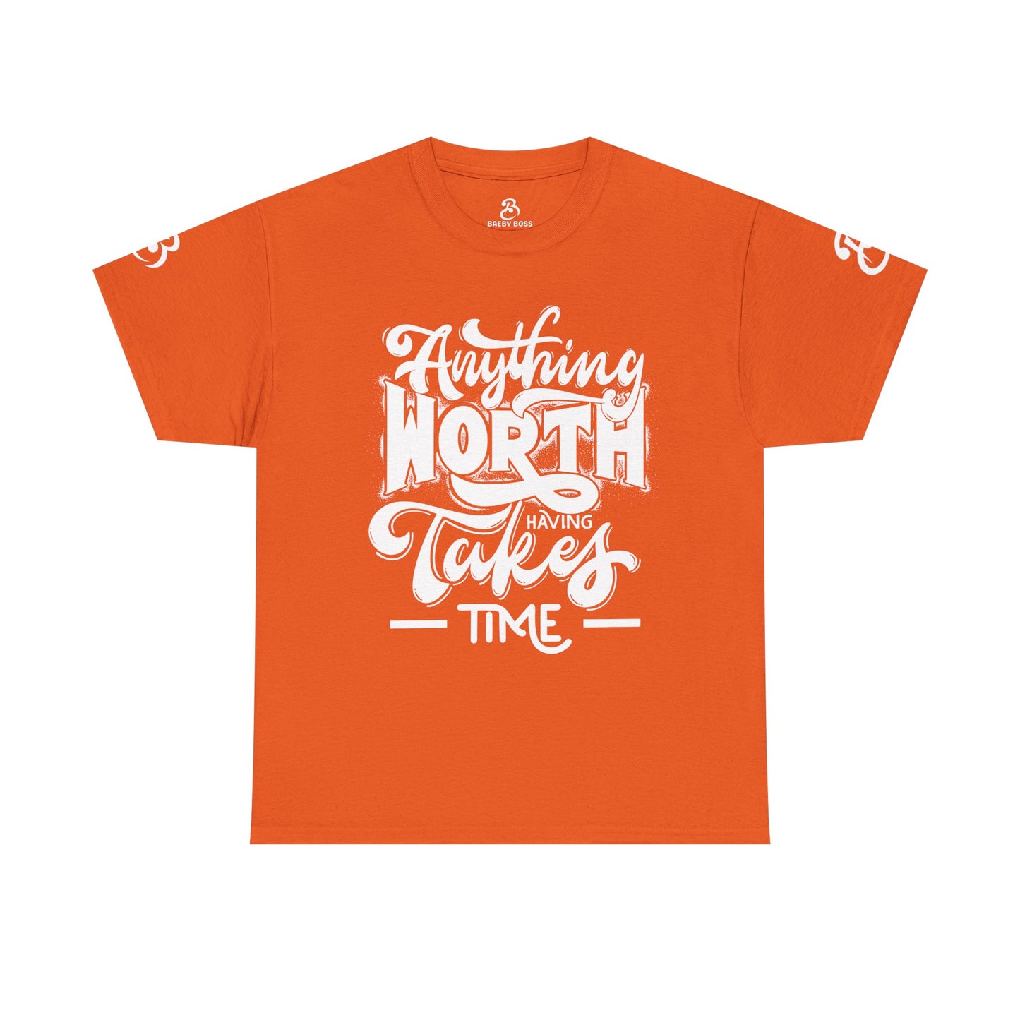 Anything Worth Takes Time - Unisex Heavy Cotton Tee