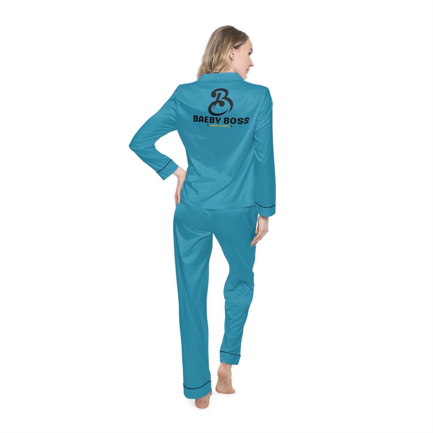 Copy of Baeby Boss Women's Satin Pajamas (Turqoise)