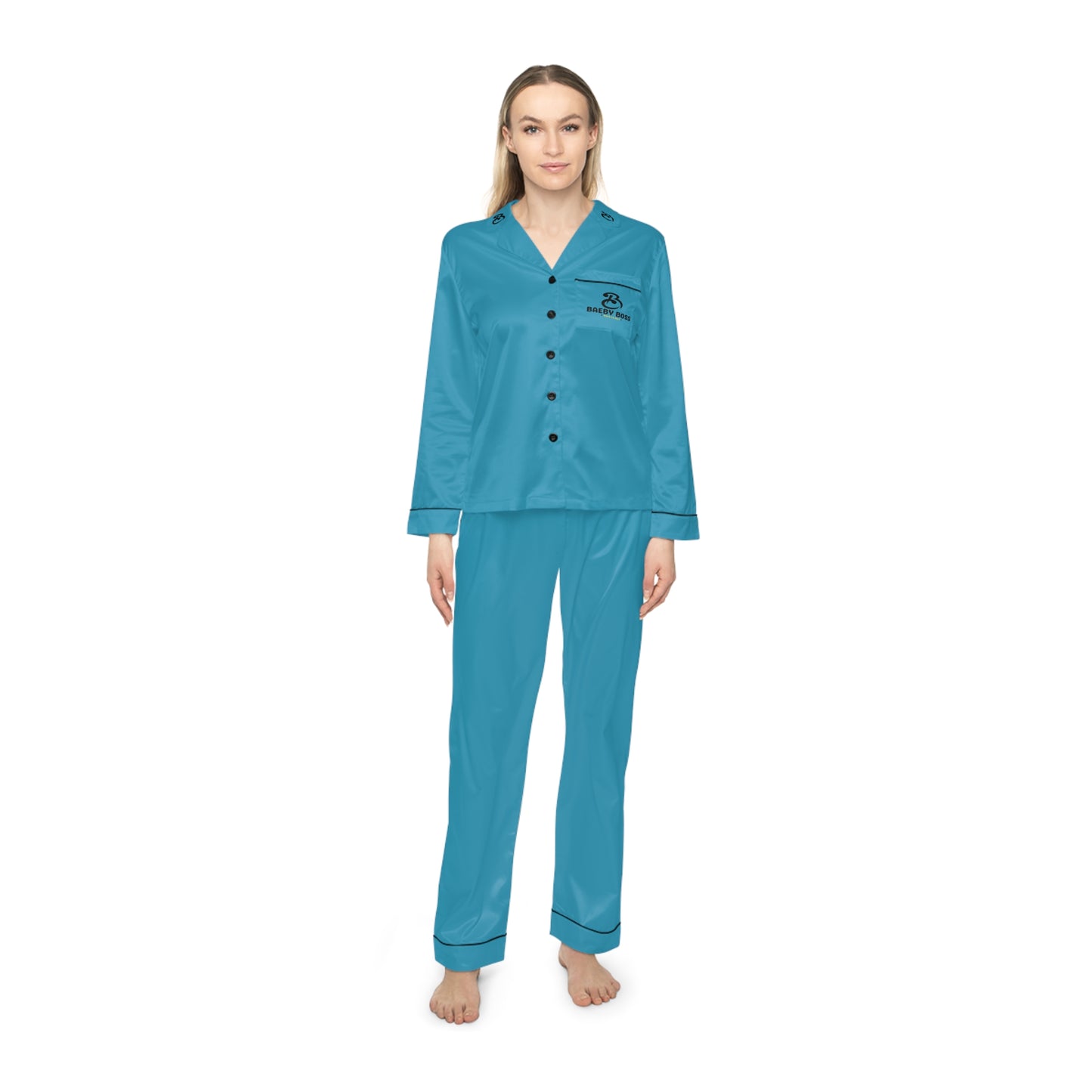 Copy of Baeby Boss Women's Satin Pajamas (Turqoise)