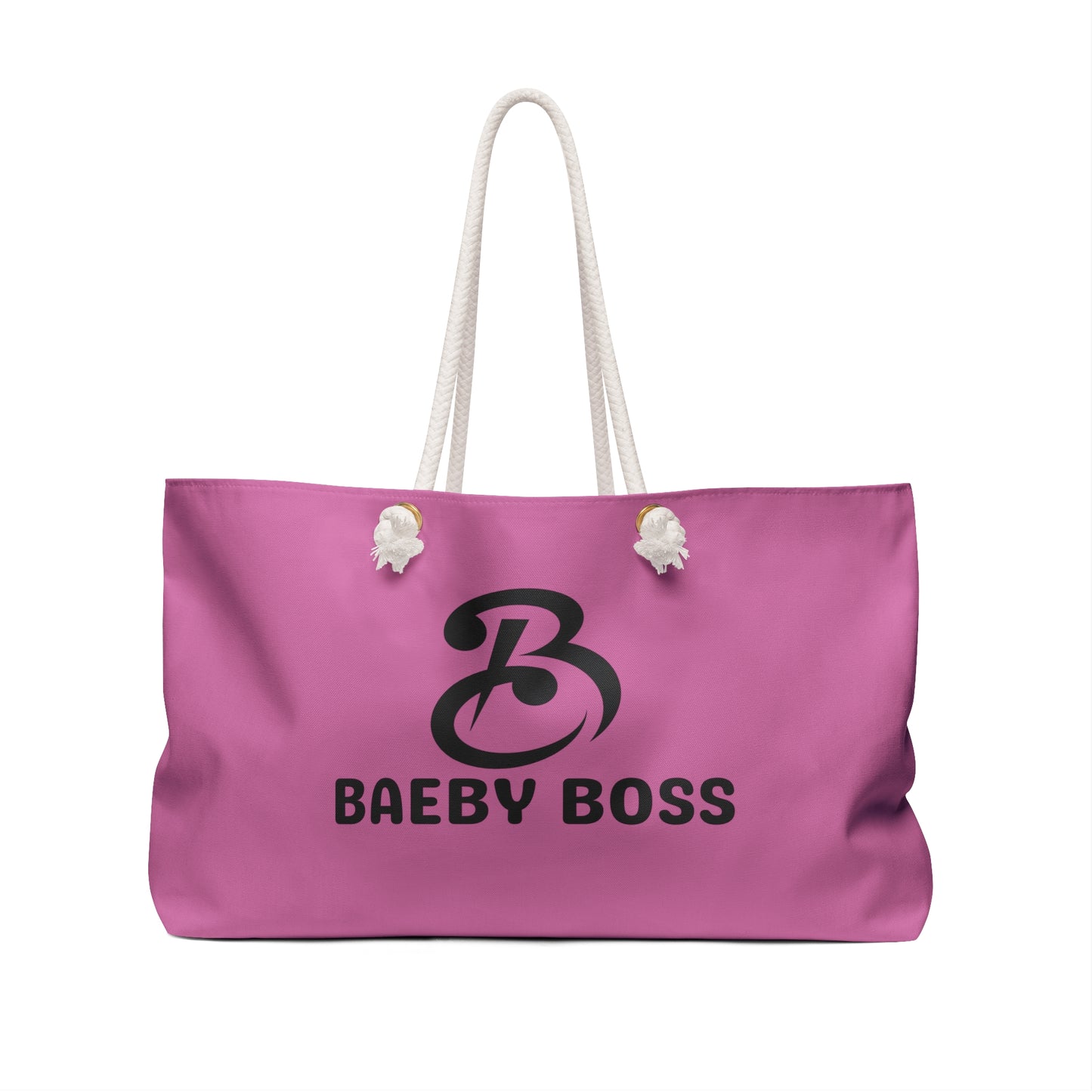 Baeby Boss Tote - Stylish Weekender Bag Pink