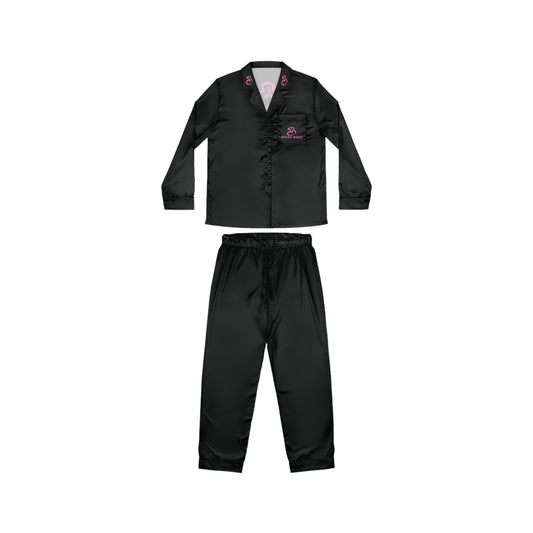 Women's Satin Pajamas (AOP)