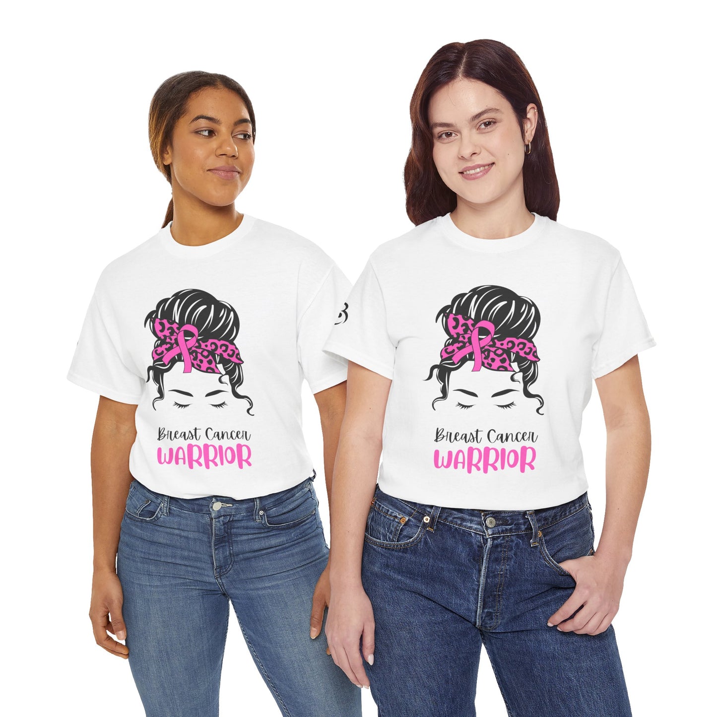 Breast Cancer Warrior Tee, Support Cancer Awareness, Unisex Cotton Shirt, Pink Ribbon Apparel, Fighters & Survivors