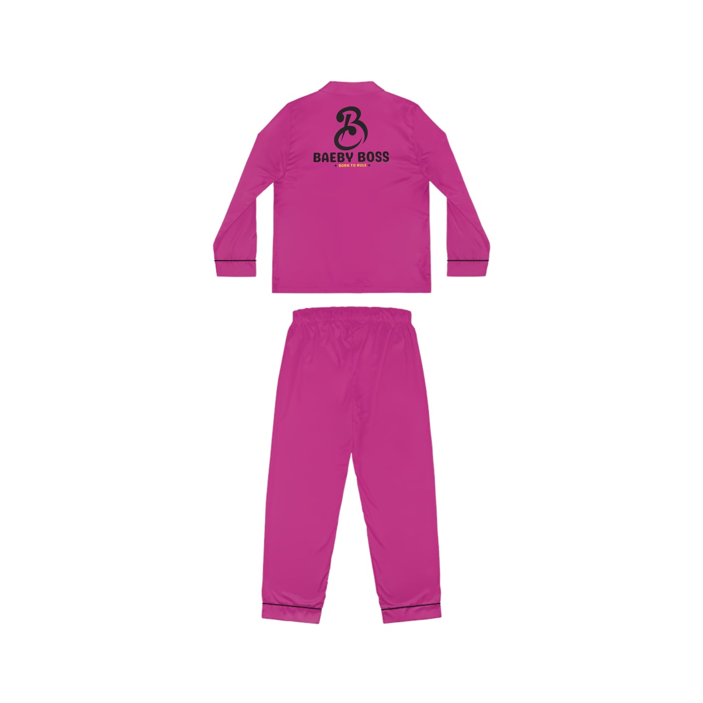 Baeby Boss Women's Satin Pajamas (Pink)