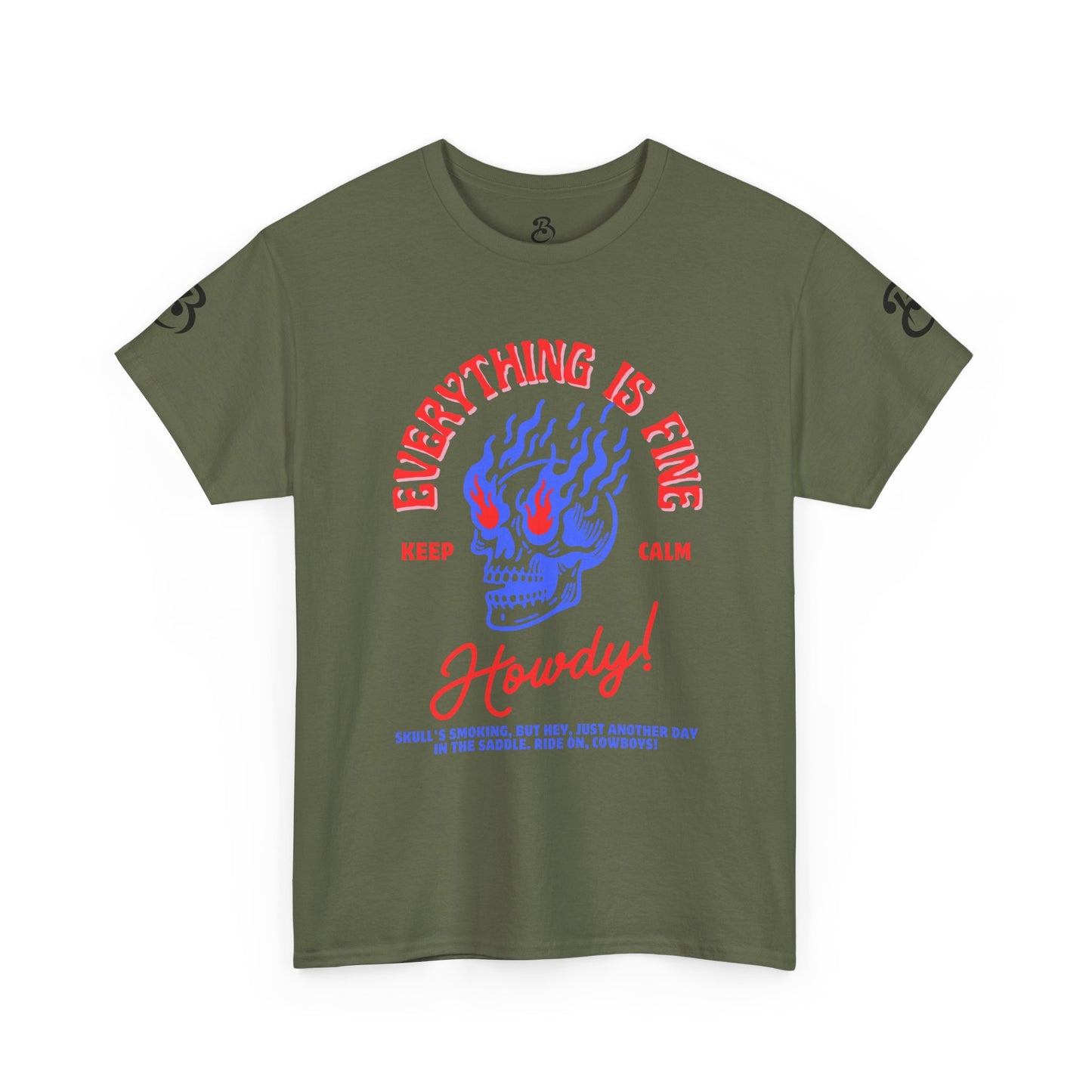 Psychedelic Relaxation Tee – Keep Calm and Howdy - Unisex T Shirt