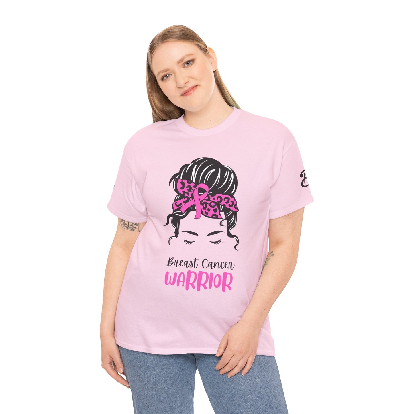 Breast Cancer Warrior Tee, Support Cancer Awareness, Unisex Cotton Shirt, Pink Ribbon Apparel, Fighters & Survivors