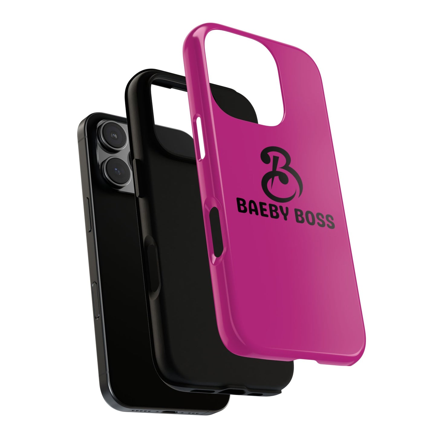 Baeby Boss Phone Case, Tough Phone Cover - Pink