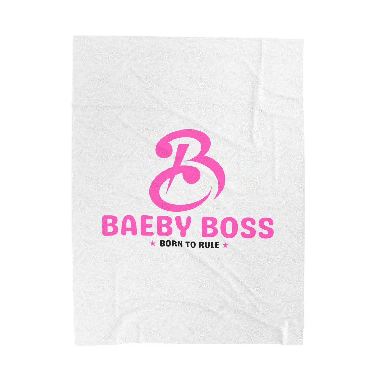 Baeby Boss Plush Blanket White