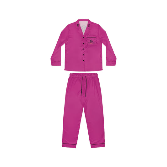 Baeby Boss Women's Satin Pajamas (Pink)